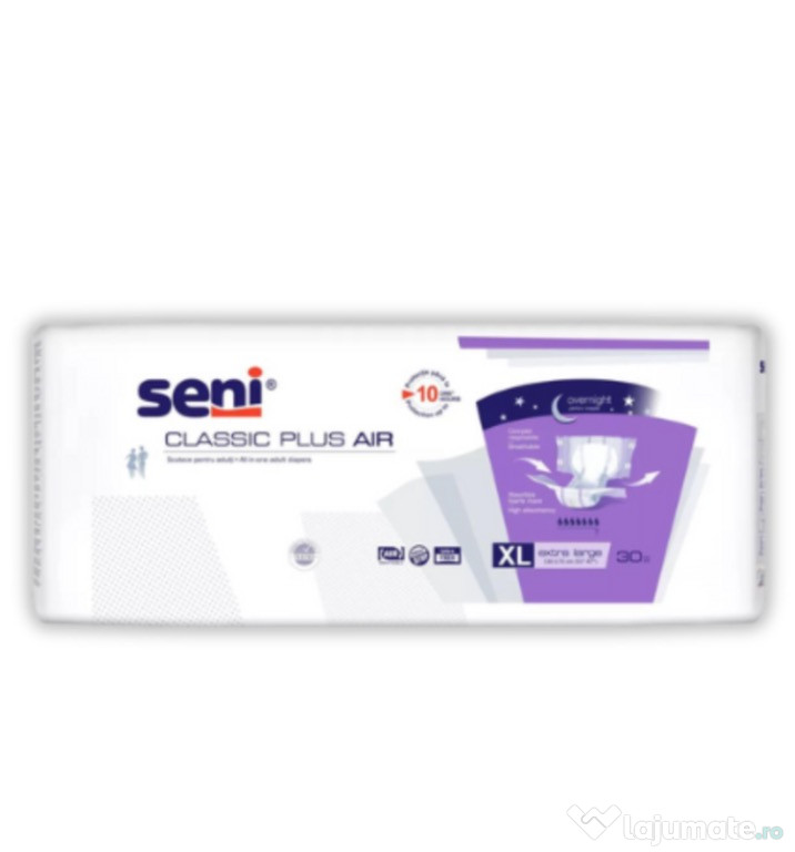 Vand Pampers, scutece adulti Seni Classic Plus Air