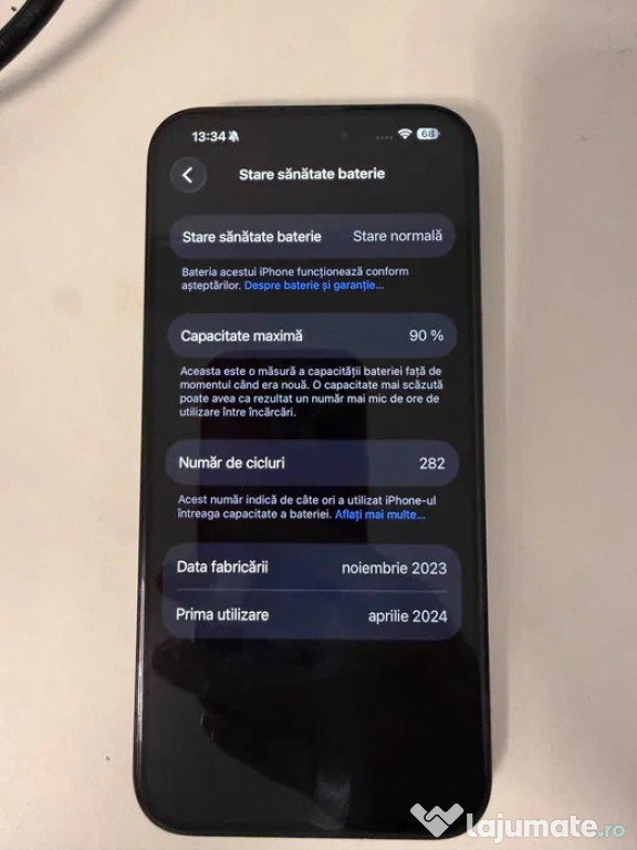 IPhone 15 Pro Max 256Gb/Baterie90%