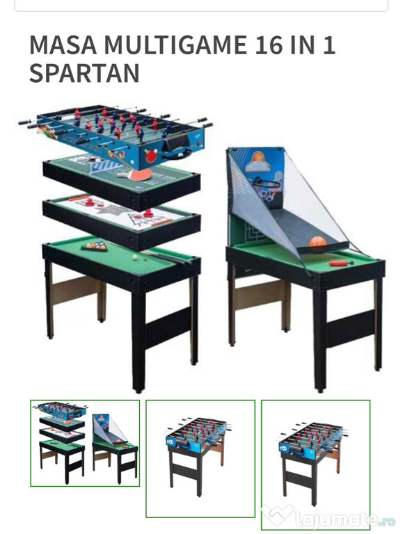 Masa de fotbal și biliard