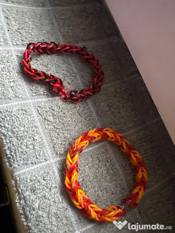 Brățari handmade , din elastice subțiri