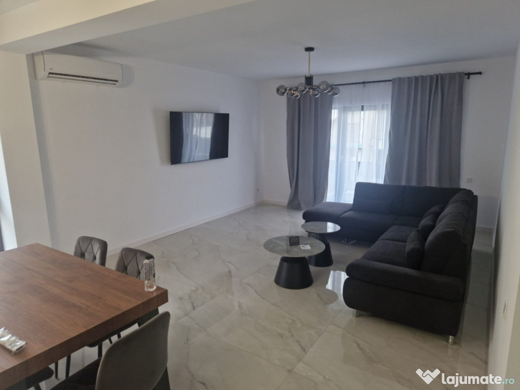 Apartament modern de închiriat – 3 camere, 87 mp, bloc no