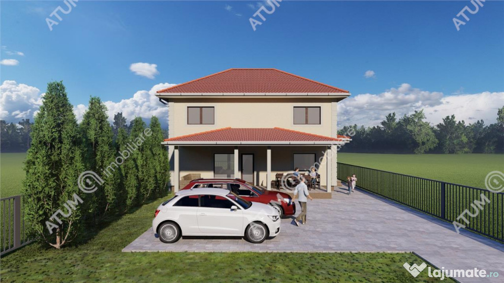 Casa individuala in Selimbar 4 camere decomandate si 420 mp