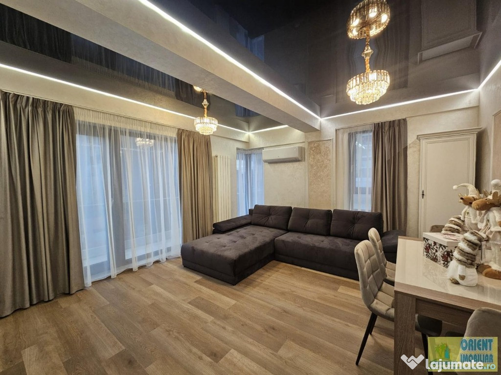 Faleza Nord, decomandat, 2 camere, etaj 1, 70mp, mobilat modern