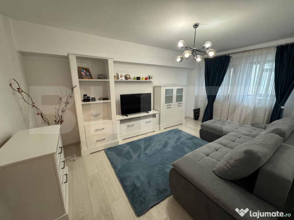 Apartament 2 camere, complet mobilata si utilata, lux, zona