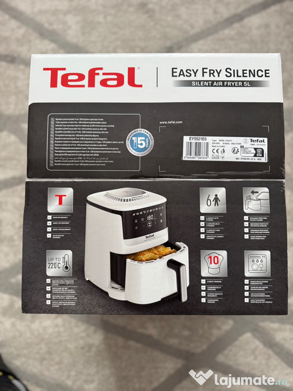 Air Fryer Tefal Easy Fry Silence 5L – NOU, SIGILAT