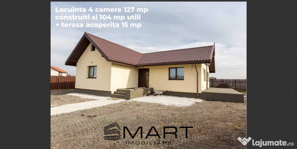 Casă Modernă cu Teren 500 m²