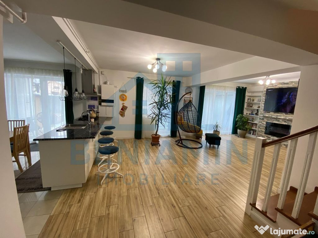 Apartament pe 2 nivele 133mp curte terasa George Enescu b...