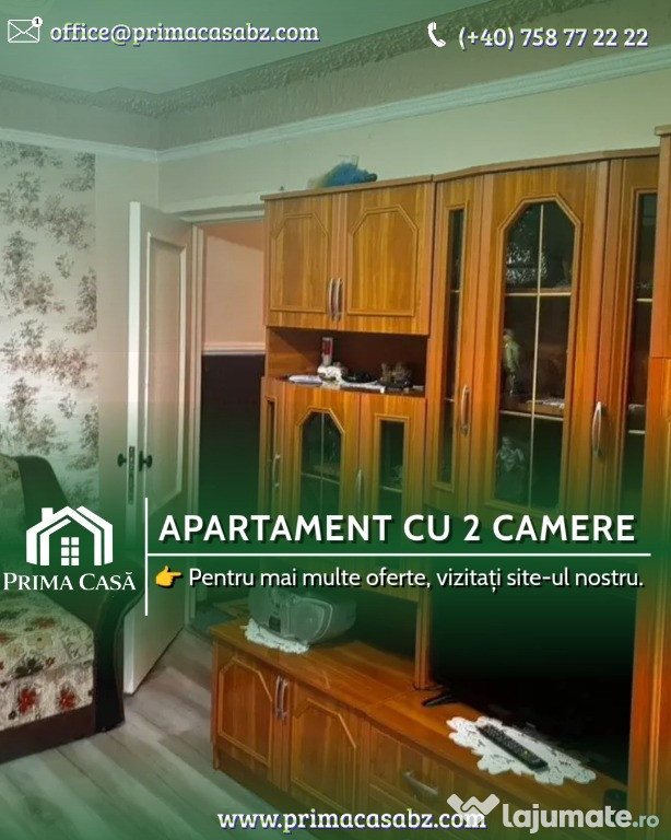 Apartament cu 2 camere ~ zona Crang ~ etaj 4 ~ cu imbunatatiri
