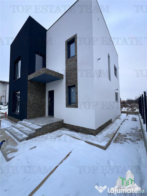 Vila individuala pe stil Mediteranean, cu 4 camere , 3 bai ,