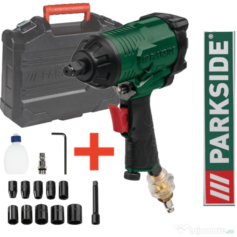 Cheie pneumatică Parkside PDSS 310 C6 – 310 Nm, 6.3 bar