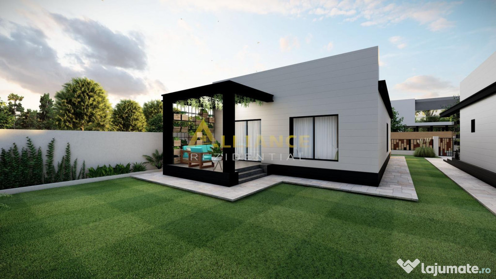 Casa individuala - 3 camere 2 bai - 310mp teren