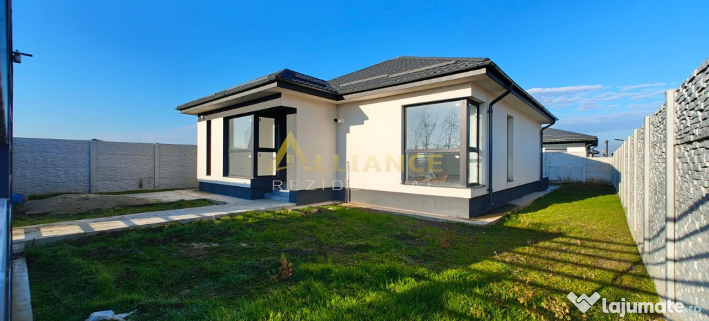 Casa individuala parter - 3 camere 2 bai - teren 376mp