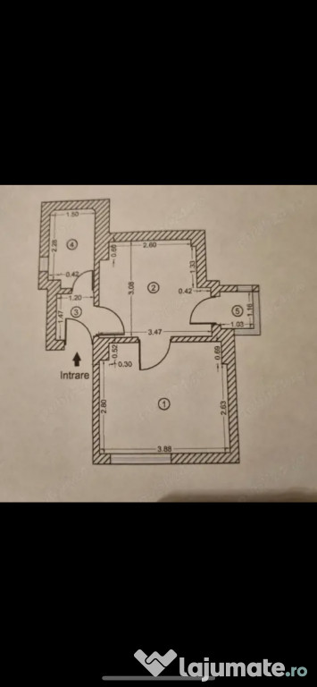 Tineretului sincai vila etaj 1