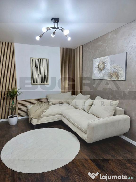 Apartament 3 camere, 59 mp, parcare, TOTUL NOU, zona Mega...