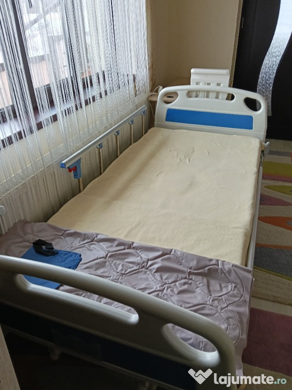 Pat electric cu telecomanda pentru persoane cu dizabilități