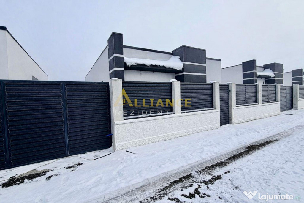 Casa individuala parter / 4 camere / 2 bai / 420 mp teren /