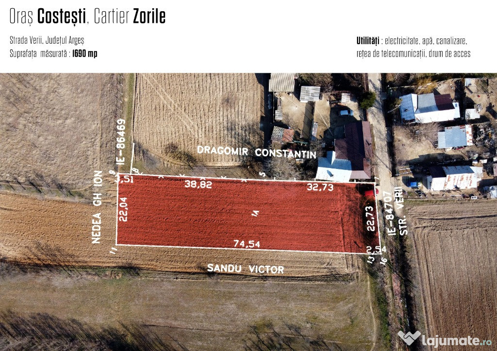 Teren intravilan 1690mp