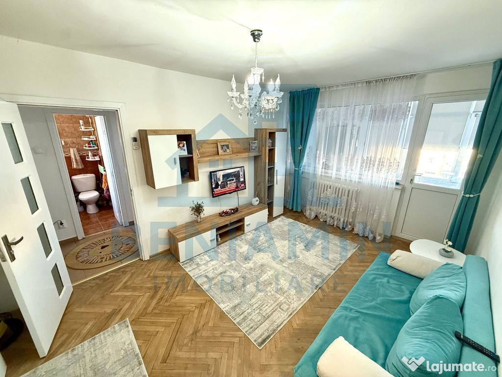 Apartament doua camere etaj 4/10 51mp Valea Rosie mobilat