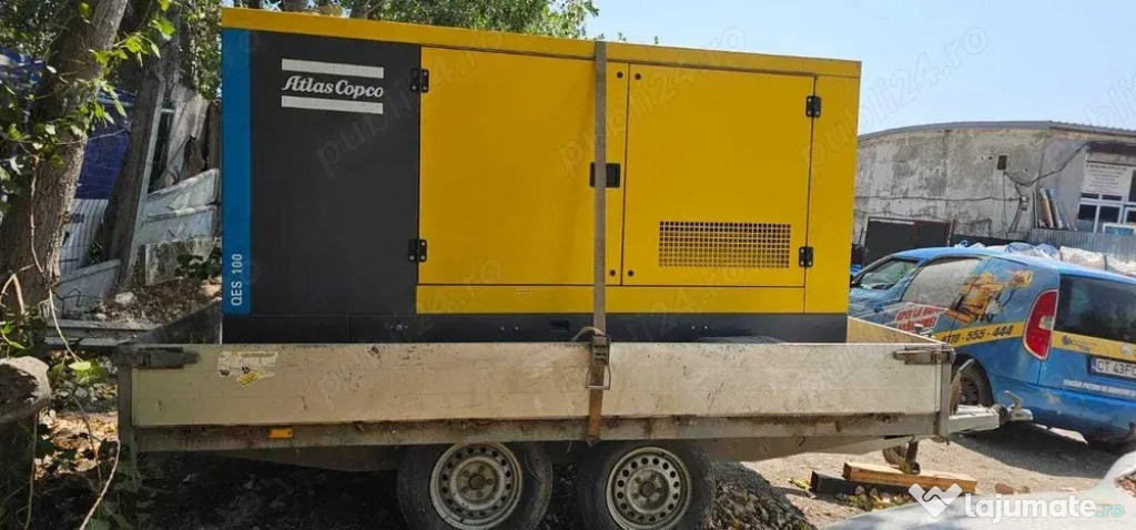 2x Generatoare Atlas Copco QES 80 + QES 100 2023, noi Germania