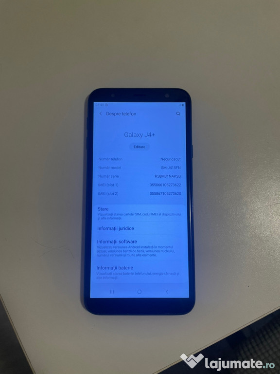 Samsung j4 plus funcțional