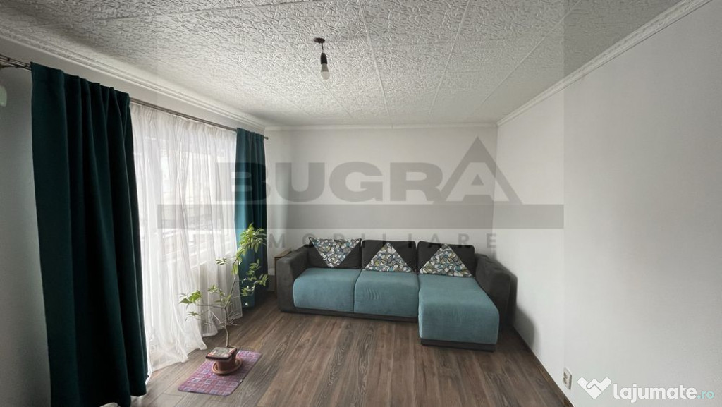 Apartament de 3 camere cu 2 bai, 62mp, zona Centrala Apahida