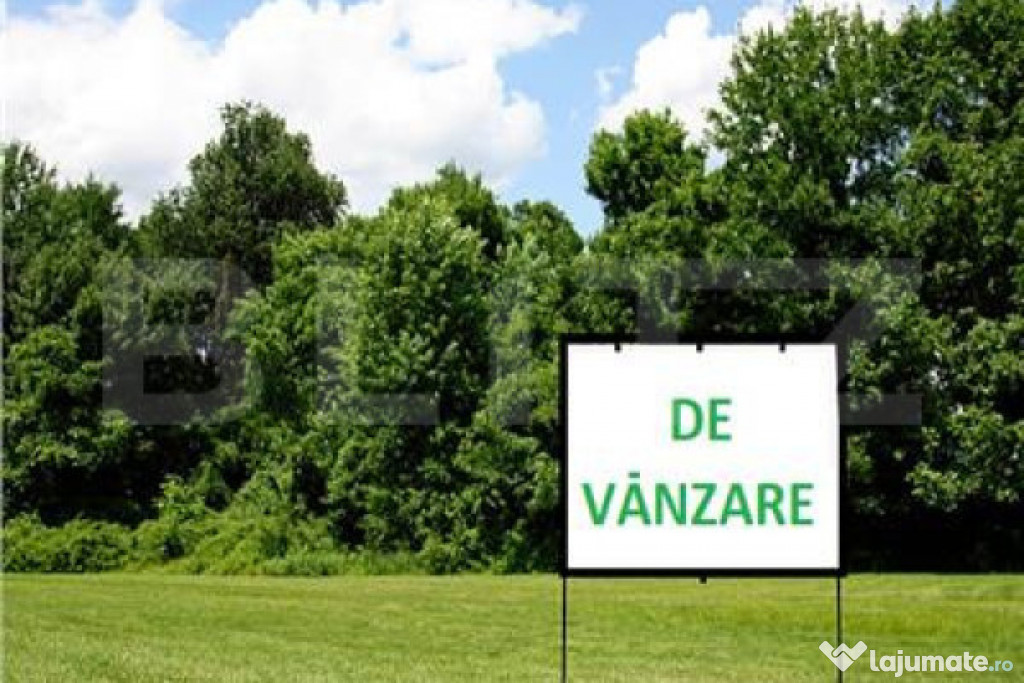 Teren intravilan 2435 mp, front 24 ml, zona Moara