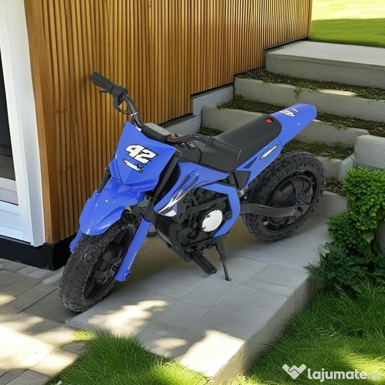 Motocicleta electrica pt. copii Kinderauto BalanceBike 350W 24V Blue
