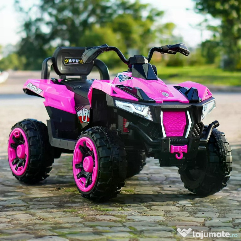 ATV electric pt. 2 copii 4x4 Kinderauto SuperOffroad V2 4x45W 12V Pink