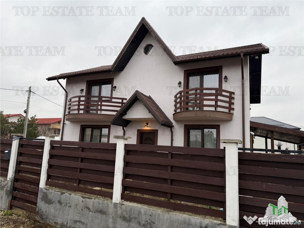 Casa moderna 143mp utili, cu teren de 420mp, complet mobilia