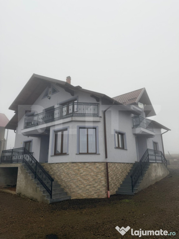 Casa de lux, 270mp utili, 7 camere, 1800mp teren in Salcea