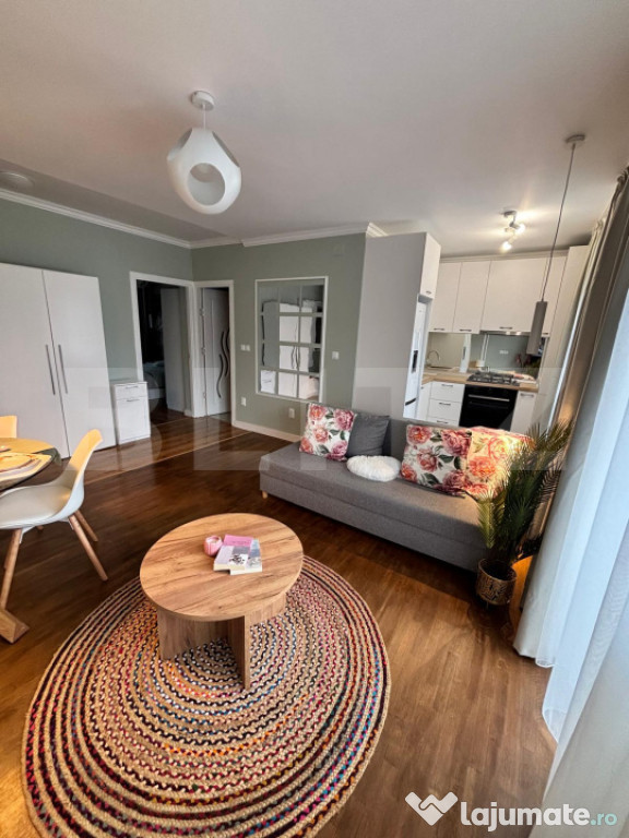 Apartament cu 2 cam, 42 mp, parter inalt, 2 balcoane, zona S