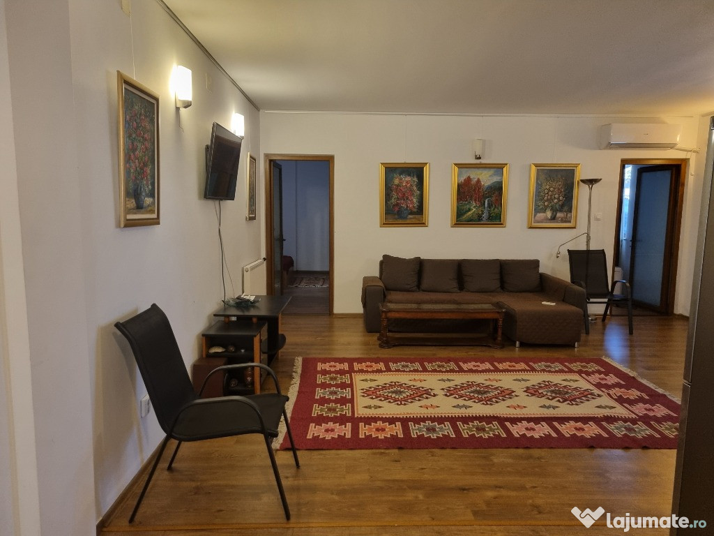 Inchiriez apartament 3 camere,100mp,terasa,gradina,in vila,Palazu Mare