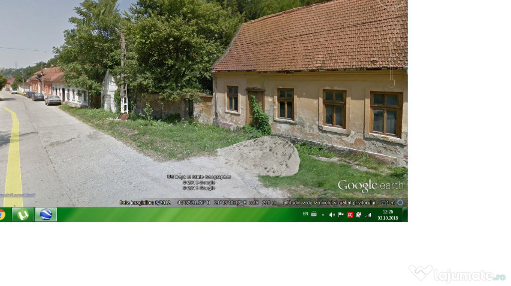 Teren 504 mp cu casa Sasca Montana fs.20 ml
