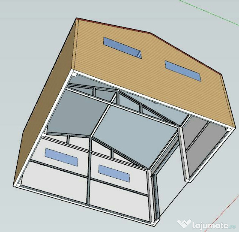 Structuri metalice hale ferme