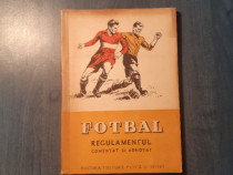 Fotbal regulamentul comentat si adnotat 1952