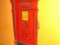 7119-Sigla reclama vintage LAMBERT London metal emailat.