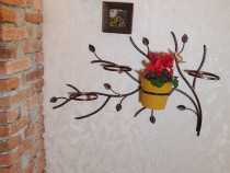 Suport “ramura” pentru flori de perete
