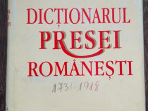 Dictionarul Presei Romanesti 1731-1918