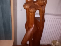 Statueta lemn