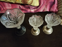 Vaze cristal talpa argint