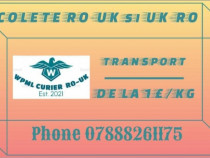 Transport Colete Anglia -Romania Uk- Ro si Ro-Uk