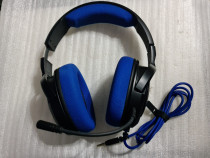 Casti gaming Corsair HS35, Albastru, jack 3.5 mm , microfon