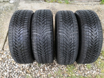 Jante 14" 4x100mm + Anvelope iarna M+S 175/65R14 Michelin