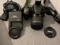 Aparat foto DSLR Nikon D3500, 24.2MP, Negru + Obiectiv AF-P