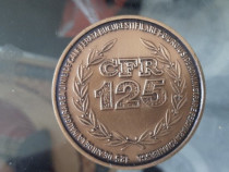 Medalie CFR,125 ani de la inaugurarea liniei de cale ferata
