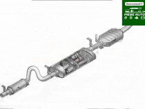 Sistem De Evacuare Complet Mercedes A Class 1998