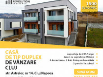 COMISION 0% Casa de tip Duplex - str.Astrelor nr.14, Cluj Napoca