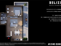 APARTAMENT 2 CAMERE BLOC FINALIZAT TERASA 22 MP