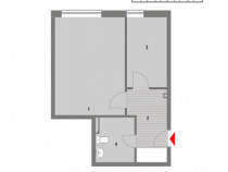 Apartament cu 2 camere, 38mp utili, finisat, bloc nou, SEMIC