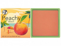 Fard de obraz, W7, Peachy Beach Blush, 6 g